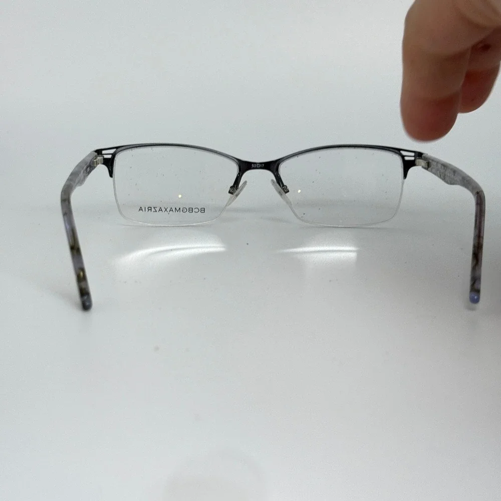 BCBGMAXAZRIA Milena Blue Nightfall Eyeglasses 52 17 130mm Women's‎ Eyewear 21328